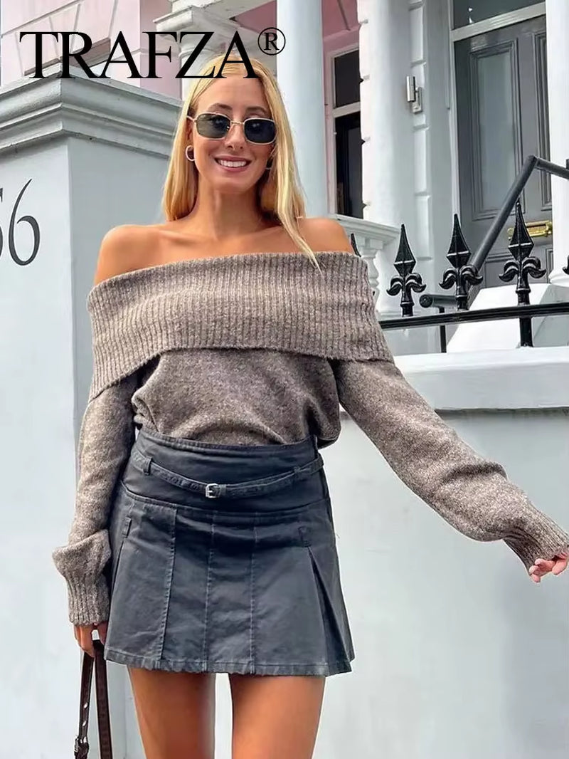 Megan | Off shoulder longsleeve pullover