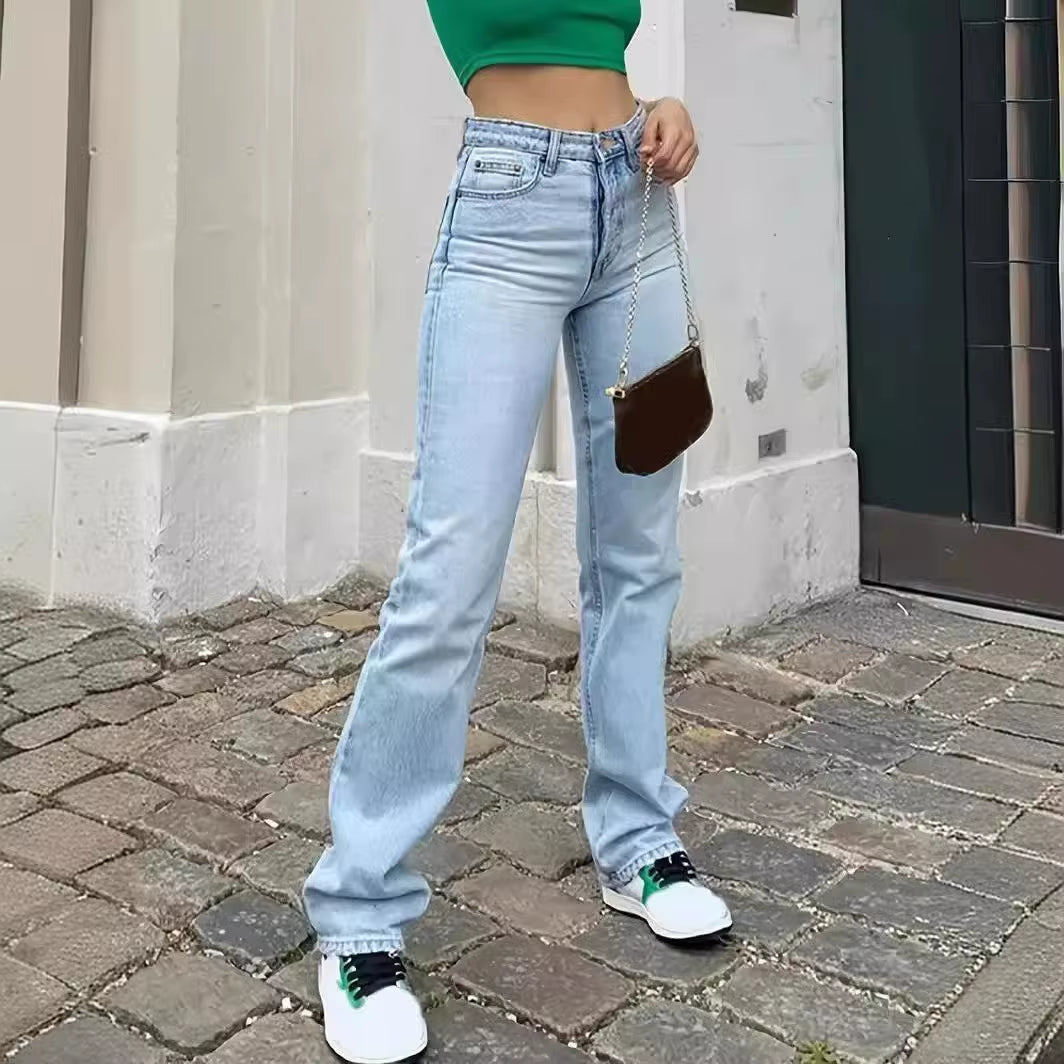 Viola | High waisted skinny stretch flare pants