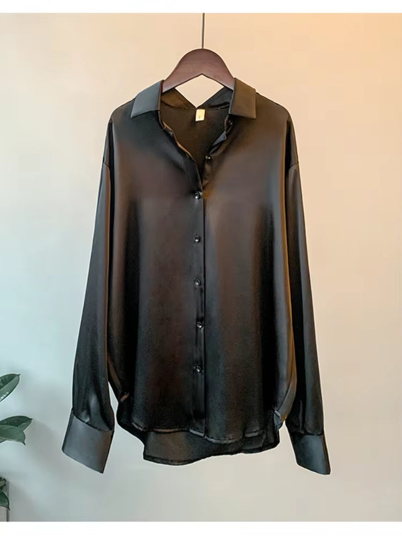 Stella | Satin shirt