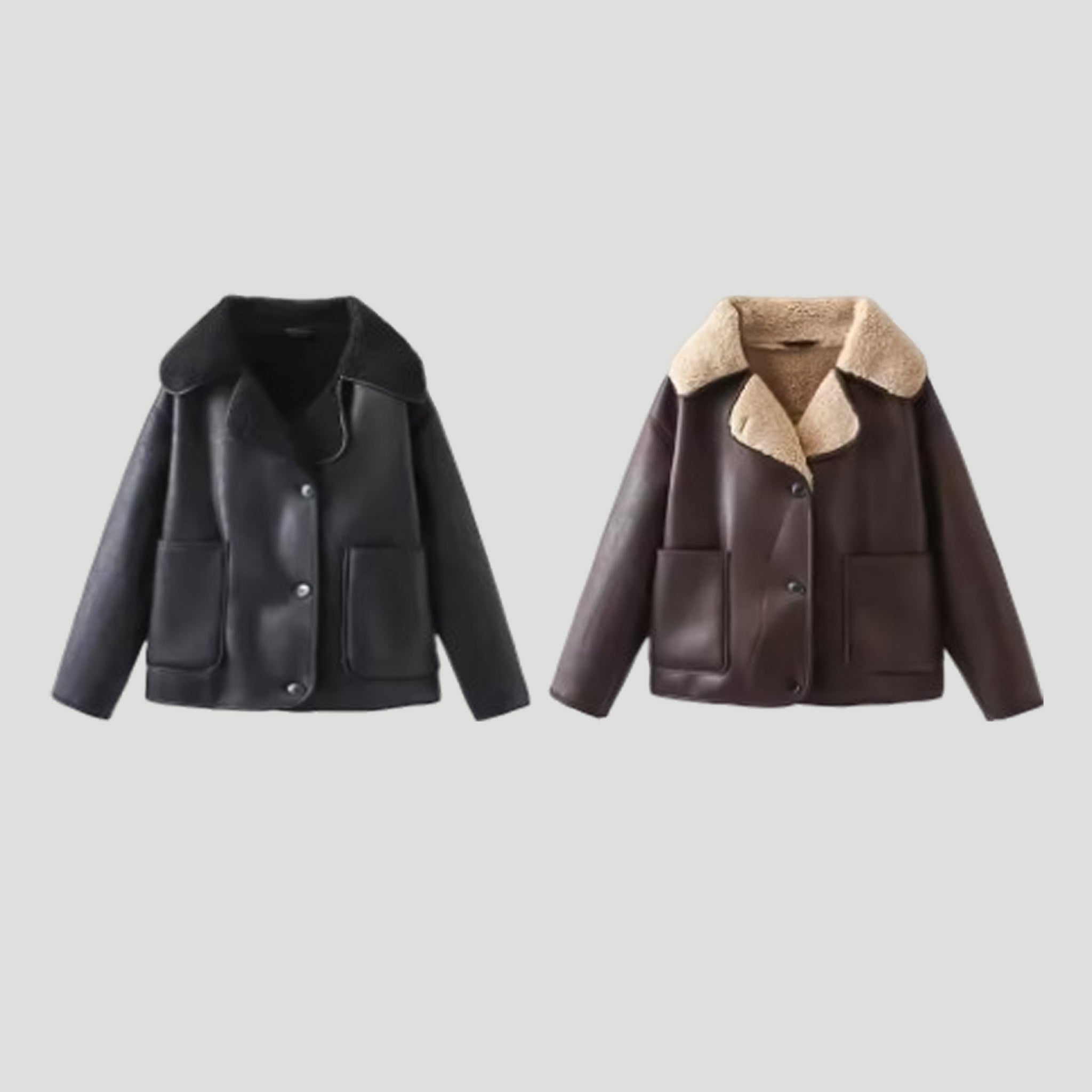 Livie | Sherpa bomber jacket