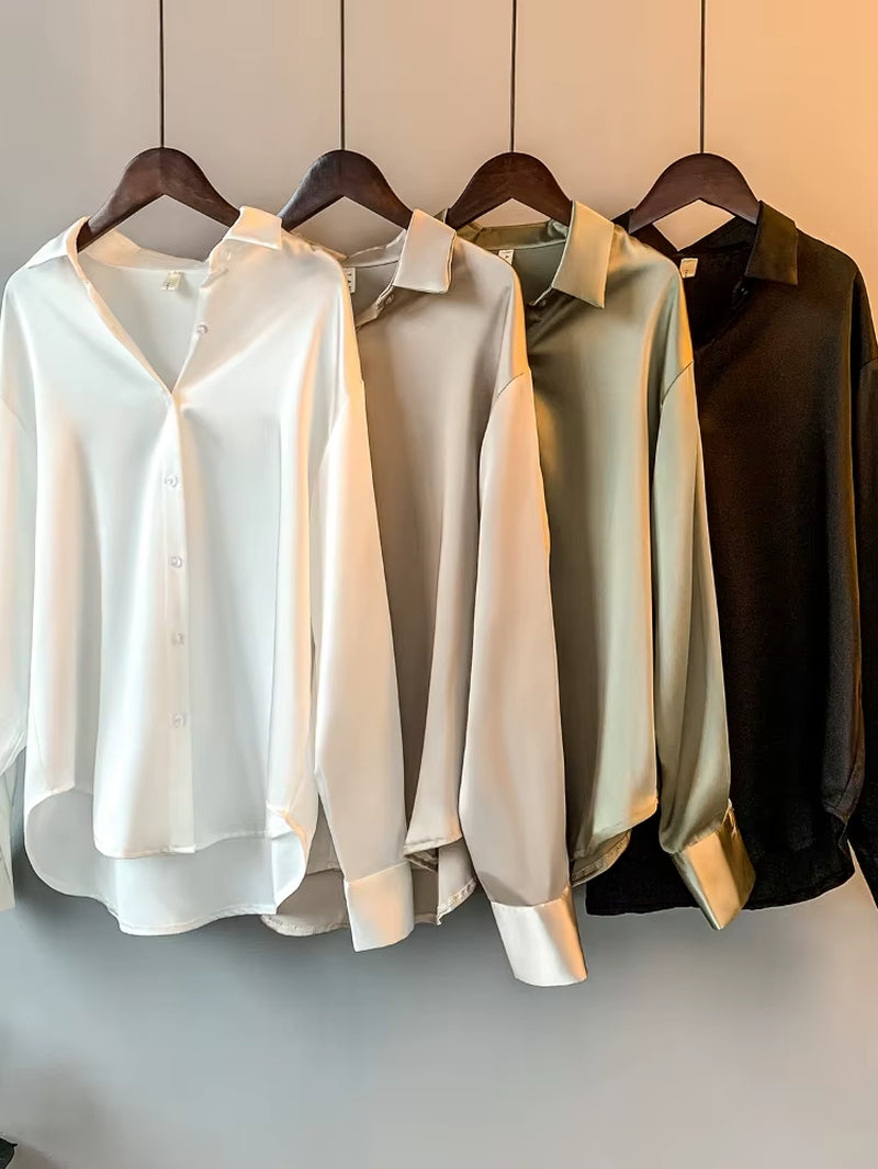 Stella | Satin shirt