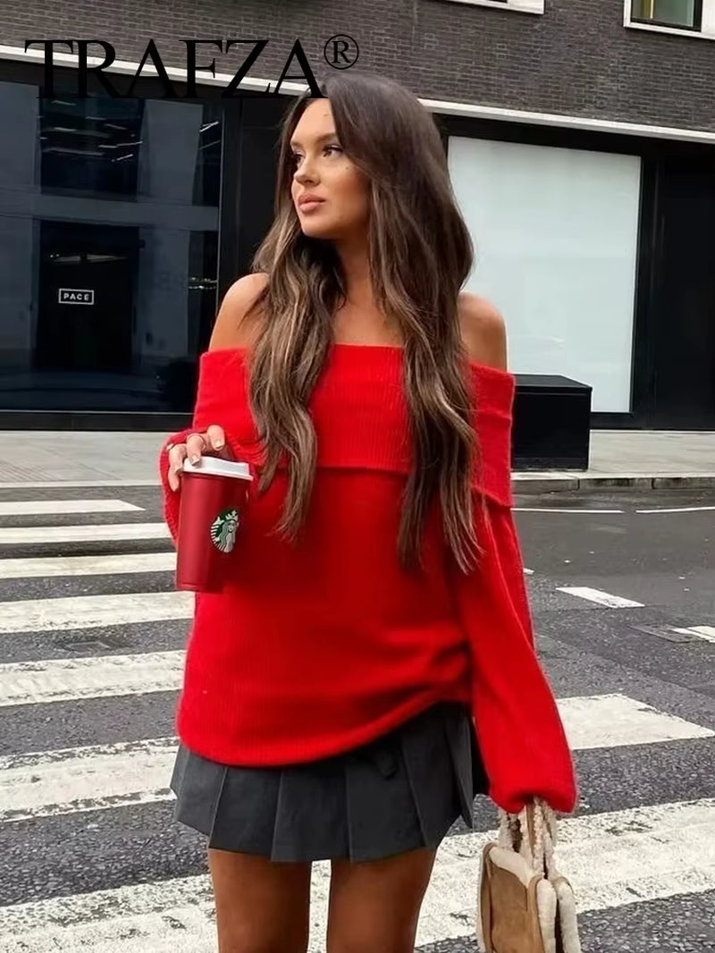 Megan | Off shoulder longsleeve pullover