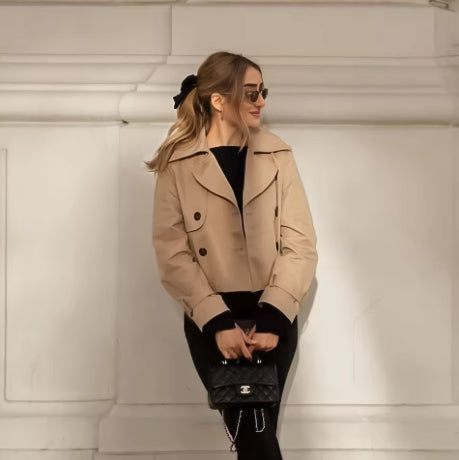 Ava | Cropped trench coat