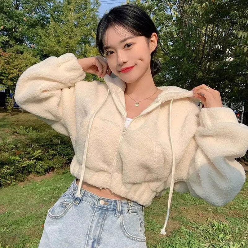 Zipthrough fleece hoodie