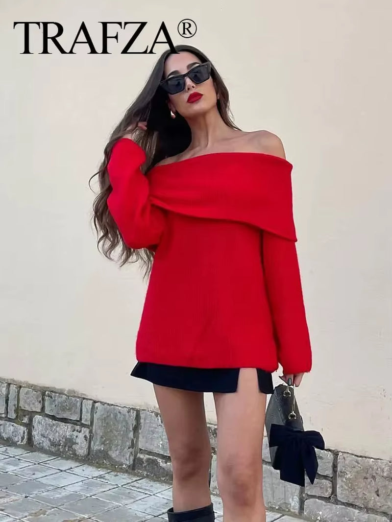 Megan | Off shoulder longsleeve pullover
