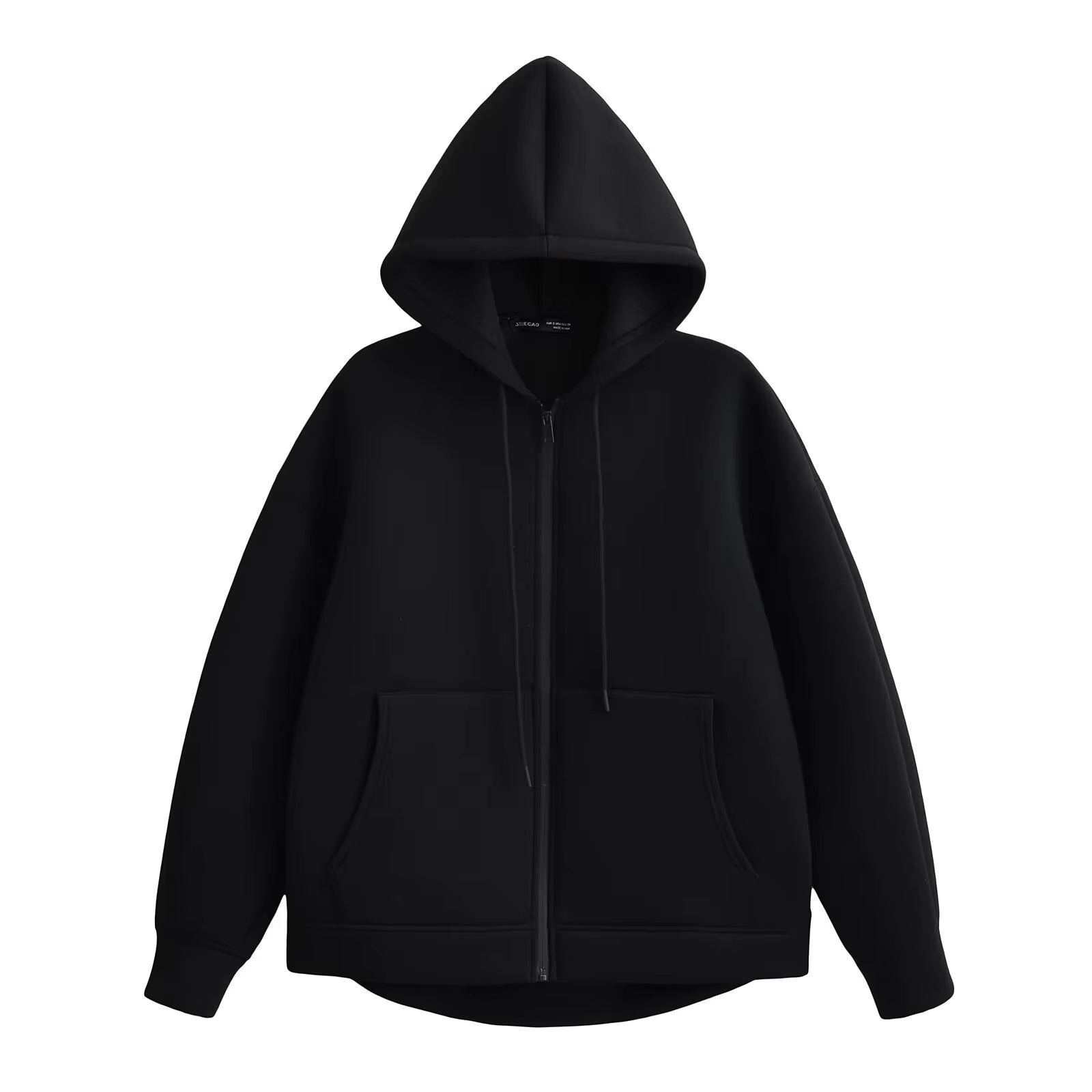 Oversized boxy zipthrough hoodie