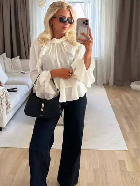Freya | Ruffle top