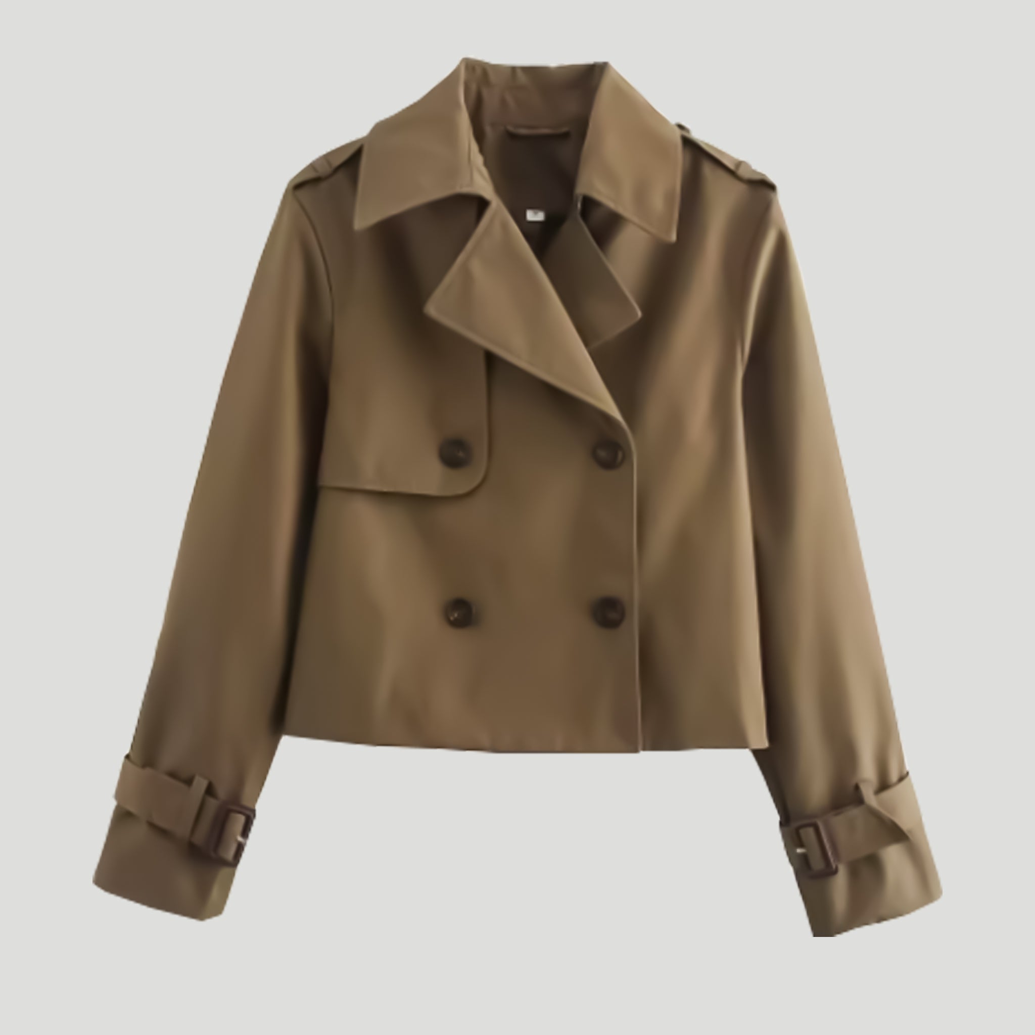 Ava | Cropped trench coat