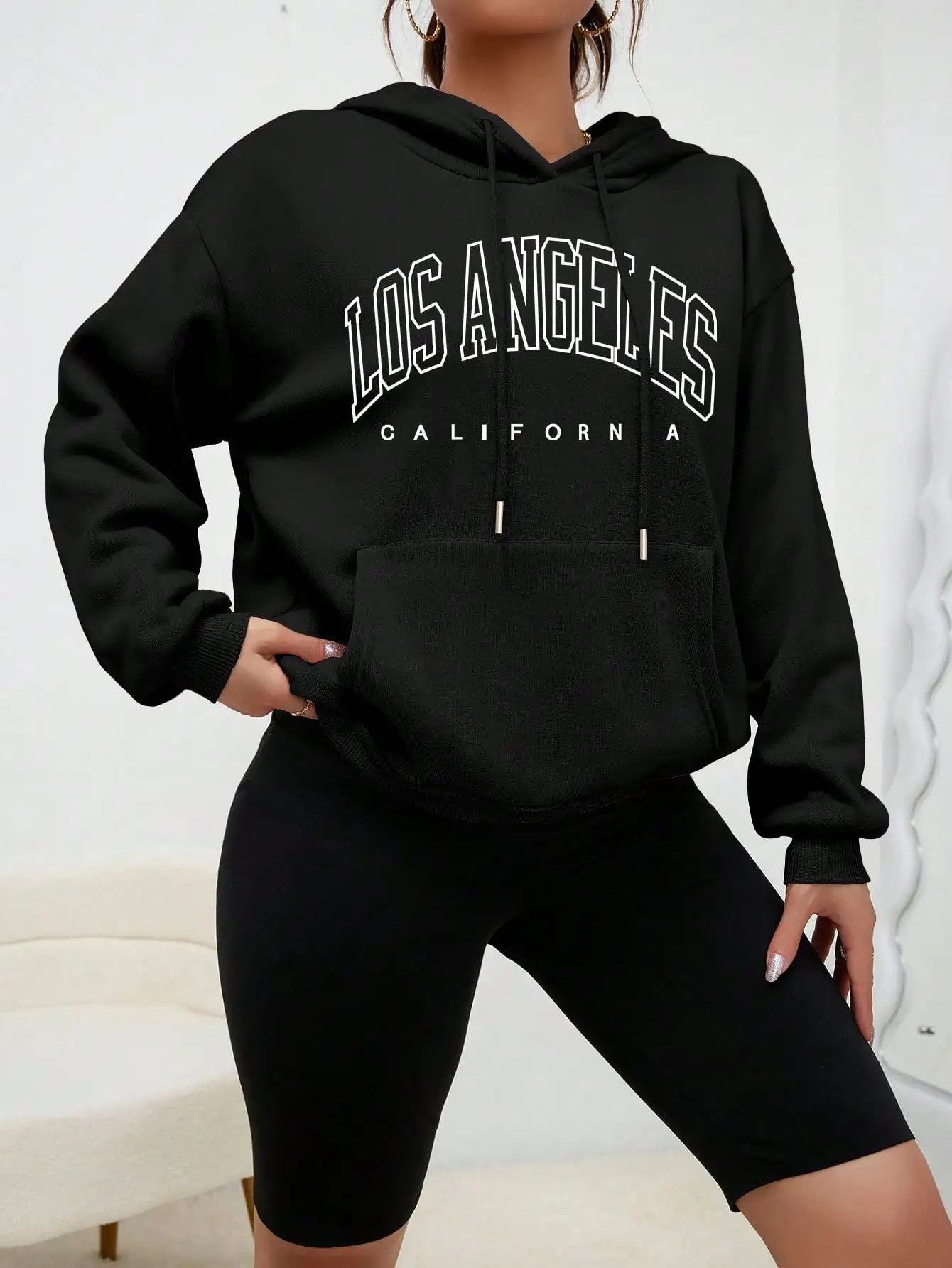 Oversized LA hoodie
